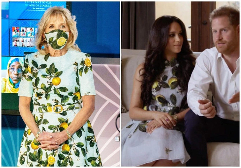 Đệ nhất phu nhân mỹ mặc váy tương đồngmeghan markle trở nên trẻ đẹp nhờ lựa chọn đúng - 2