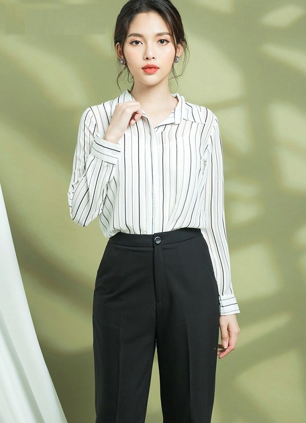 Để style đi làm bớt cứng nhắc nàng lưu ngay những công thức phối đồ họa tiết đẹp hết ý - 12