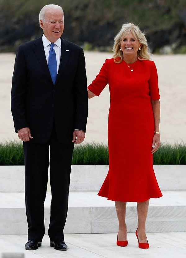 Đến thăm anh vợ tổng thống mỹ kết thân váy đầm trẻ trung có bộ nổi không kém kate middleton - 2