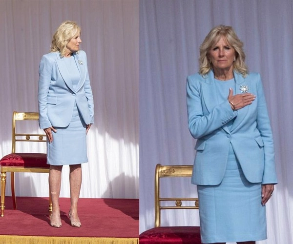 Đến thăm anh vợ tổng thống mỹ kết thân váy đầm trẻ trung có bộ nổi không kém kate middleton - 4