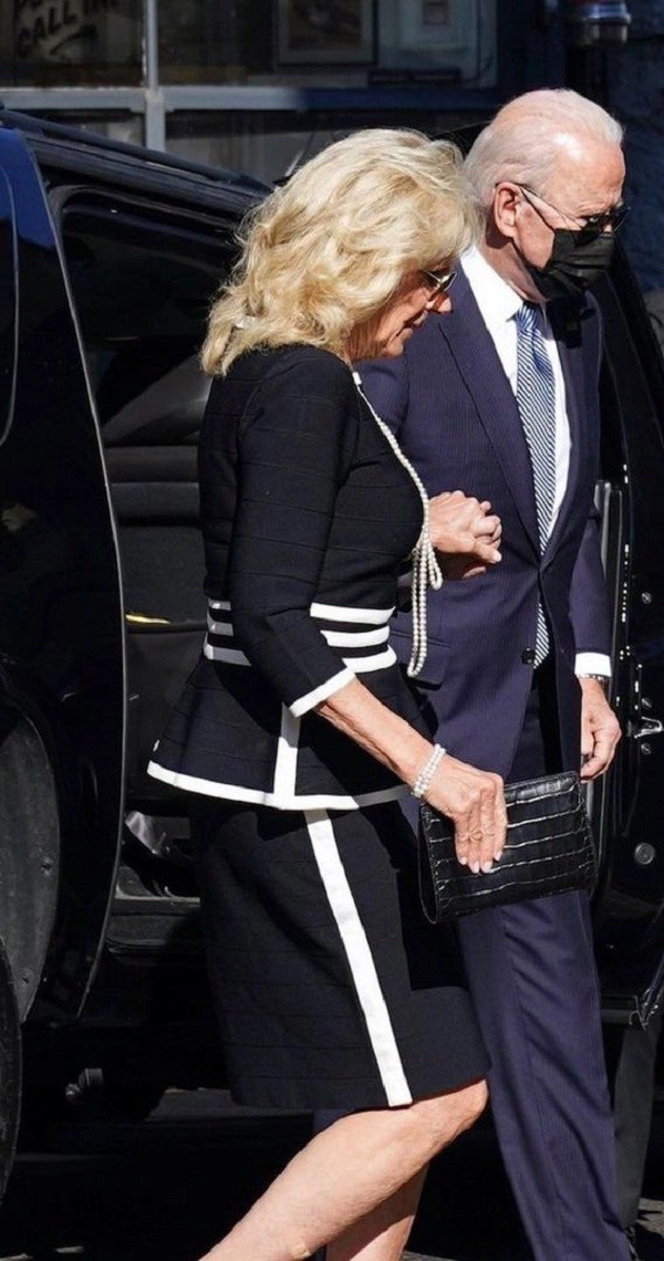 Đến thăm anh vợ tổng thống mỹ kết thân váy đầm trẻ trung có bộ nổi không kém kate middleton - 6