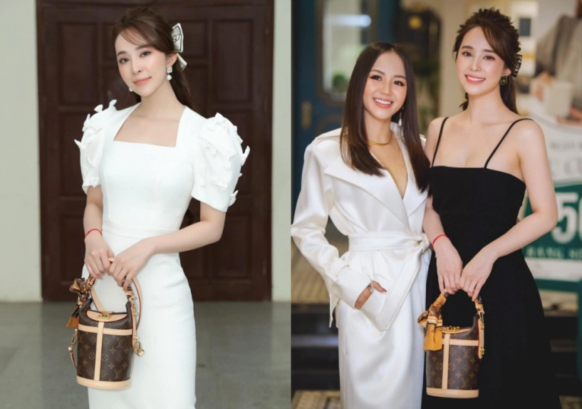 Diện đầm ngủ trễ nải quỳnh nga gần như lu mờ trước hàng tủ đắt đỏ phía sau - 5