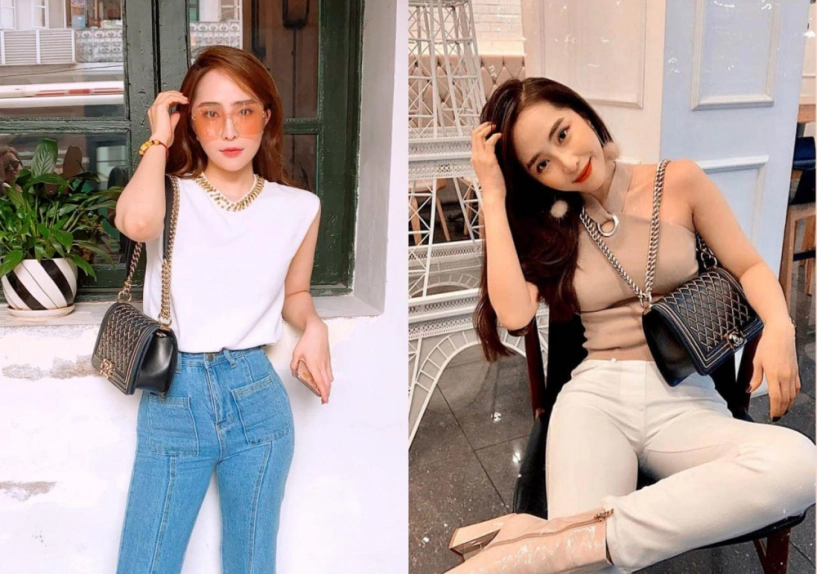 Diện đầm ngủ trễ nải quỳnh nga gần như lu mờ trước hàng tủ đắt đỏ phía sau - 8