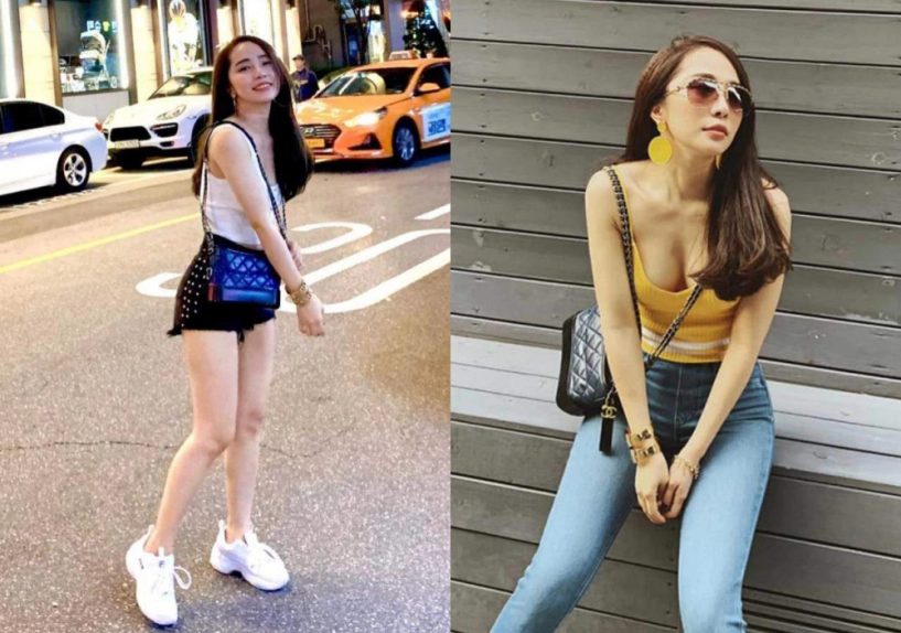 Diện đầm ngủ trễ nải quỳnh nga gần như lu mờ trước hàng tủ đắt đỏ phía sau - 9