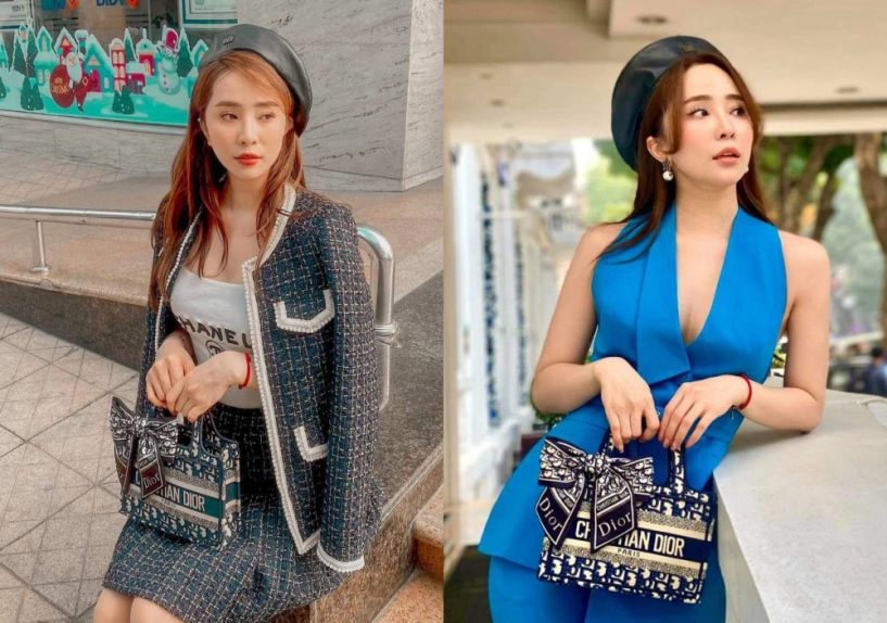 Diện đầm ngủ trễ nải quỳnh nga gần như lu mờ trước hàng tủ đắt đỏ phía sau - 12