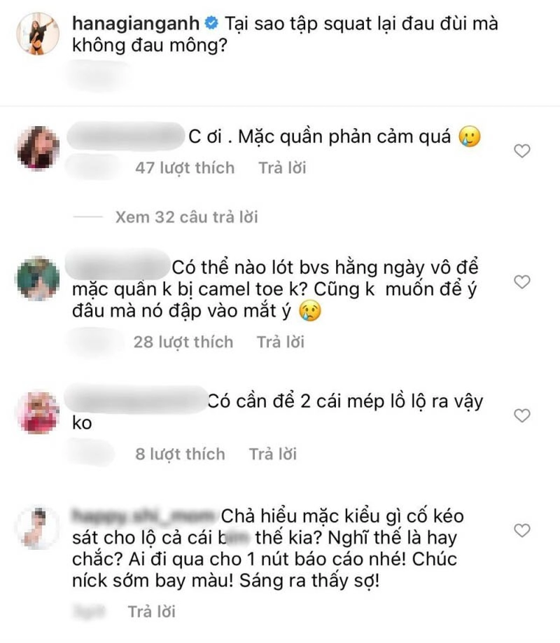 Diện đồ tập chình ình vùng cấm địa hana giang anh bị chị em ý kiến - 3