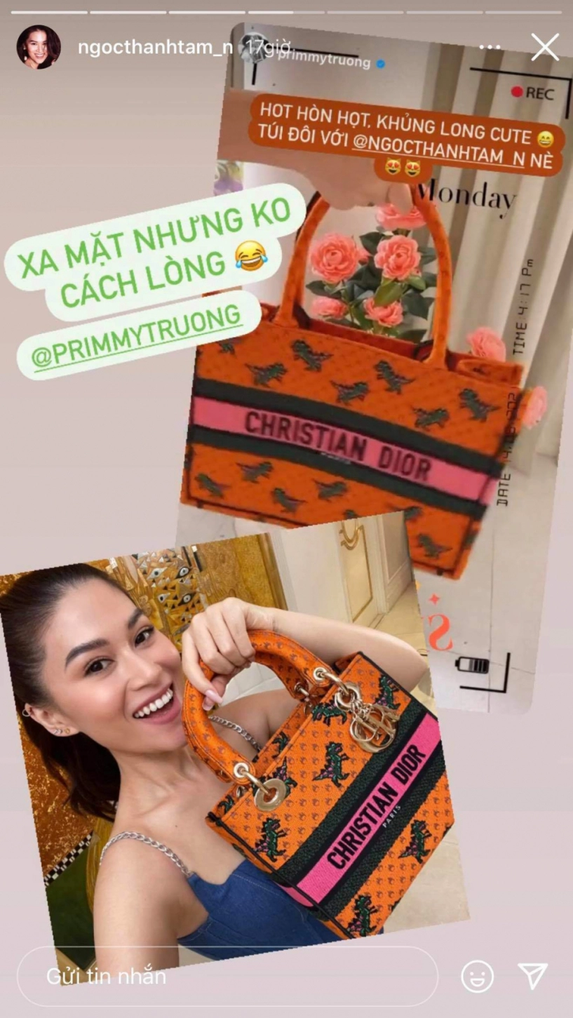 Đôi bạn rich-kid primmy trương và ngọc thanh tâm sắm túi đôi giá trăm triệu - 2