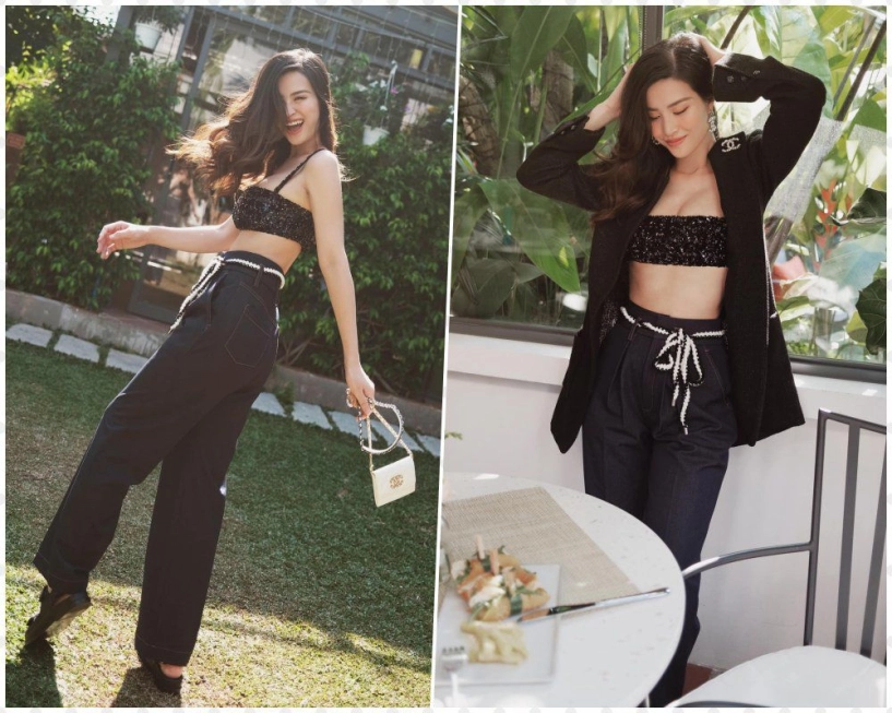 Đông nhi diện croptop thắt dây khoe trọn eo con kiến phụ kiện trăm triệu cũng lu mờ - 9