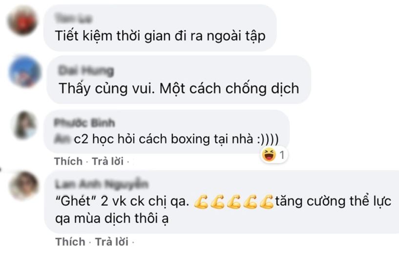 Đồng vợ đồng chồng tập luyện giữ dáng việt hương thay luôn bao cát bằng ông xã - 3