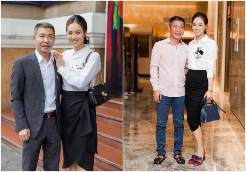 Đụng hàng đỗ mỹ linh vợ kém 15 tuổi của công lý nổi lấn át nhờ phụ kiện trăm triệu - 1