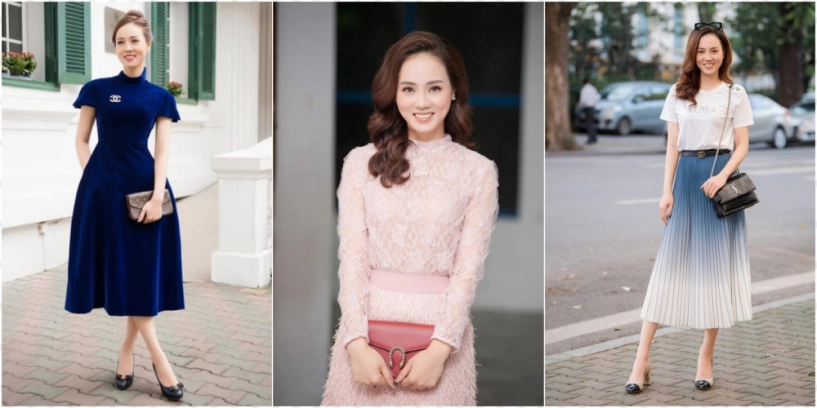 Đụng hàng đỗ mỹ linh vợ kém 15 tuổi của công lý nổi lấn át nhờ phụ kiện trăm triệu - 2