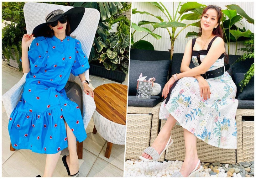 đứng hình trước vùng bụngmỡ màu của khánh thichọn sai váy áo liền phí hoài dáng mi nhon - 2