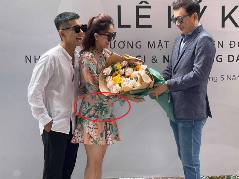 đứng hình trước vùng bụngmỡ màu của khánh thichọn sai váy áo liền phí hoài dáng mi nhon - 7