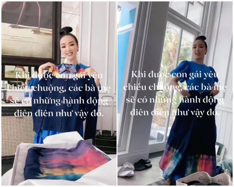 Giáng my đập hộp bộ cánh đắt đỏ con gái tặng u50 không ngại đụng hàng gái đôi mươi - 5