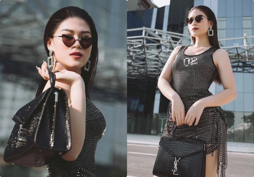 Hàng hiệu trải dài nữ chính đóng cặp trấn thành làm lóa mắt người nhìn với style dát vàng - 10