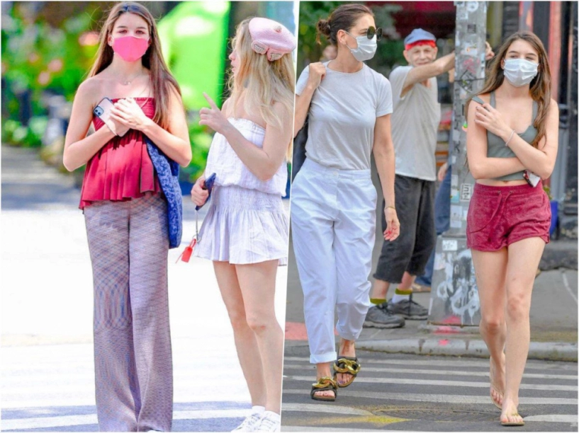 Hết bị chê hở hangcông chúa hollywoodsuri cruise lại ăn mặc lôi thôi dùng đồ cũ mèm - 2