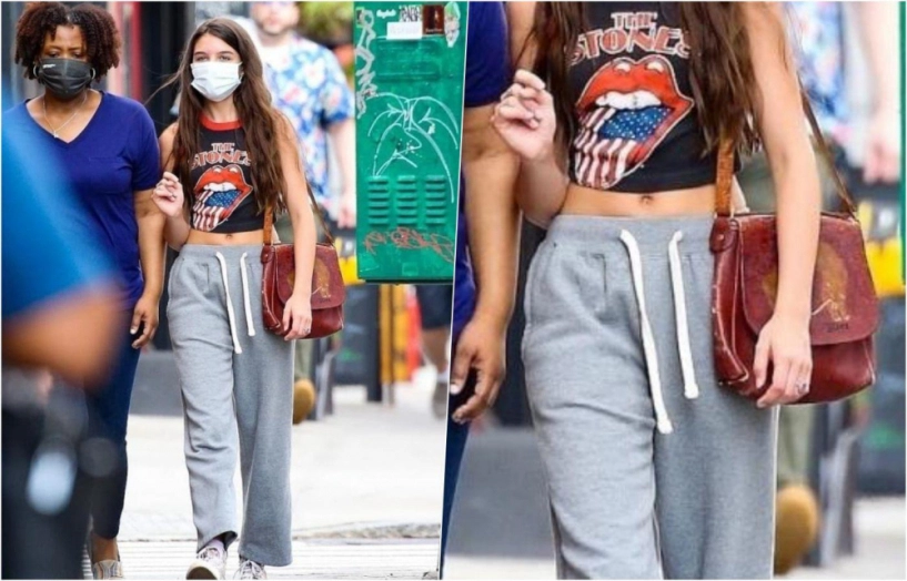 Hết bị chê hở hangcông chúa hollywoodsuri cruise lại ăn mặc lôi thôi dùng đồ cũ mèm - 6