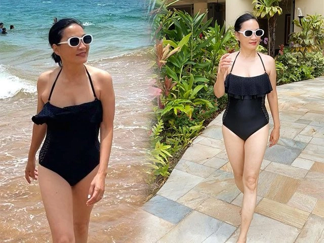 Hồng đào u60 vẫn diện váy ngắn khoe đôi chân nuột nà tươi trẻ - 29