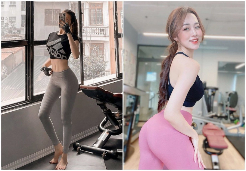 hot gymer hà thành chăm thả ảnh tậpgym ra sân cũng mặc gợi cảm khoe 3 vòng nuột như vẽ - 7