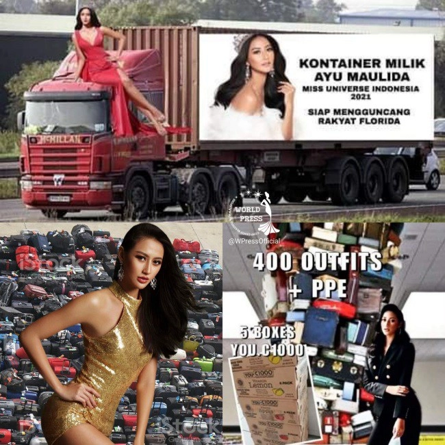 Khánh vân tuyên bố đem 200 outfits đi miss universe đại diện indonesia liền đàn áp với container 400 bộ - 4