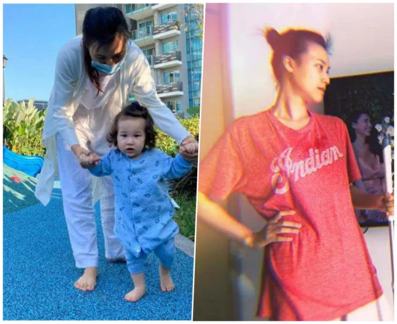 Khi hoa hậu làm mẹ bỉm cất hết váy áo lộng lẫy ở nhà mặc xoàng xĩnh nhận khó ra - 18