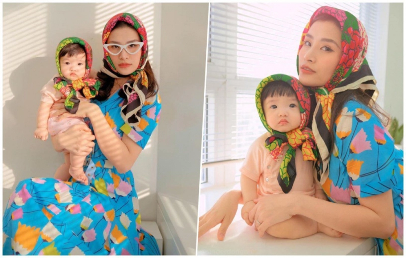 Khi mẹ con đông nhi đụng hàng một kiểu mốt ái nữ winnie biến mẹ trở thành mờ nhạt - 9