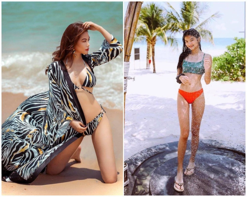 Khi những cặp mẹ con hot nhất vbiz đọ dáng cùng bikini gừng càng già càng cay - 10