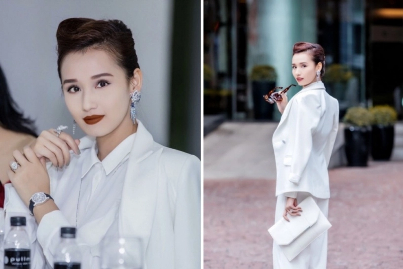 Lã thanh huyền khoe hình selfie lấp lánh nhất là món đồ trên tay - 9