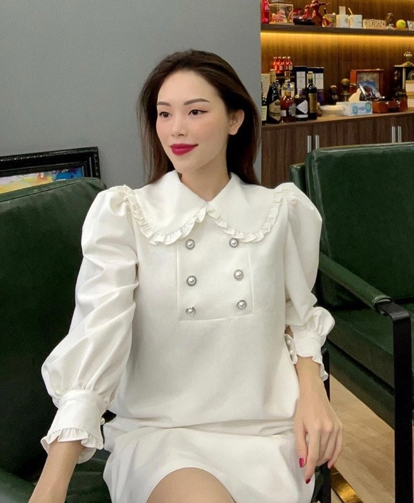 Làm bạn gái thiếu gia linh rin sang chảnh tết tóc bằng chiếc khăn hàng hiệu - 14