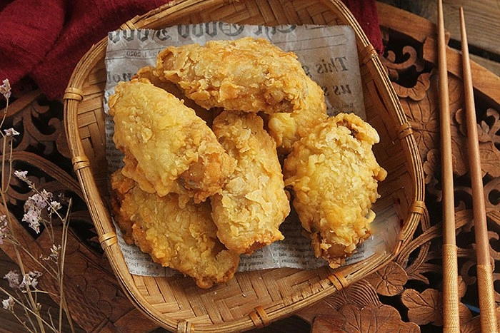 Làm cánh gà chiên xù mãi không giòn học chiêu này món ăn ngon như kfc - 8