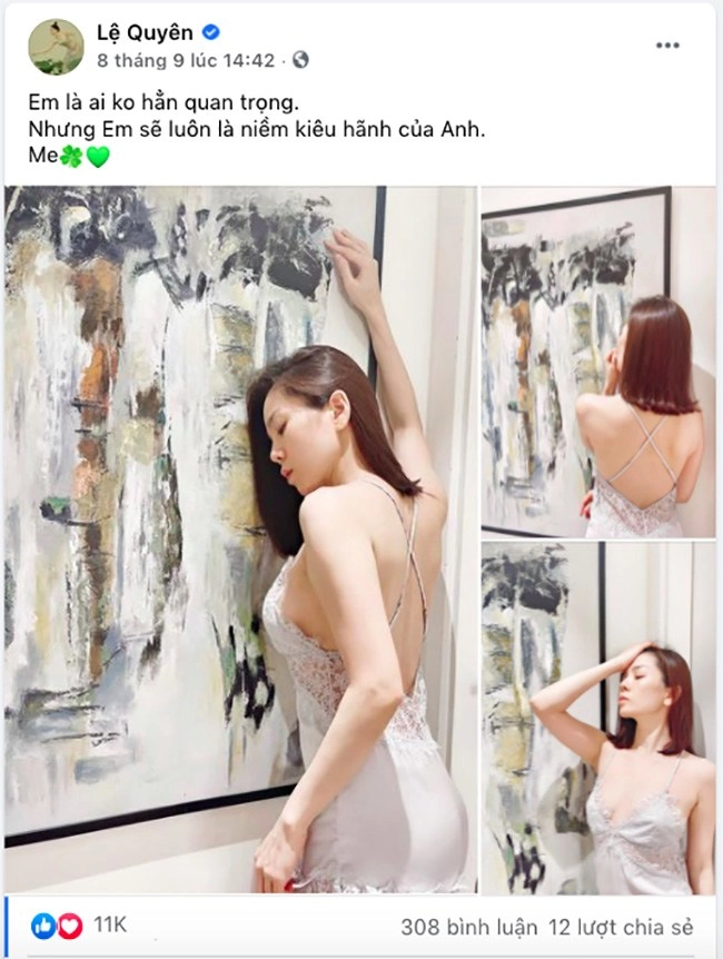 Lệ quyên diện đồ ngủ e ấp như thiếu nữ nhưng có gì đó sai sai mà phải xoá - 1