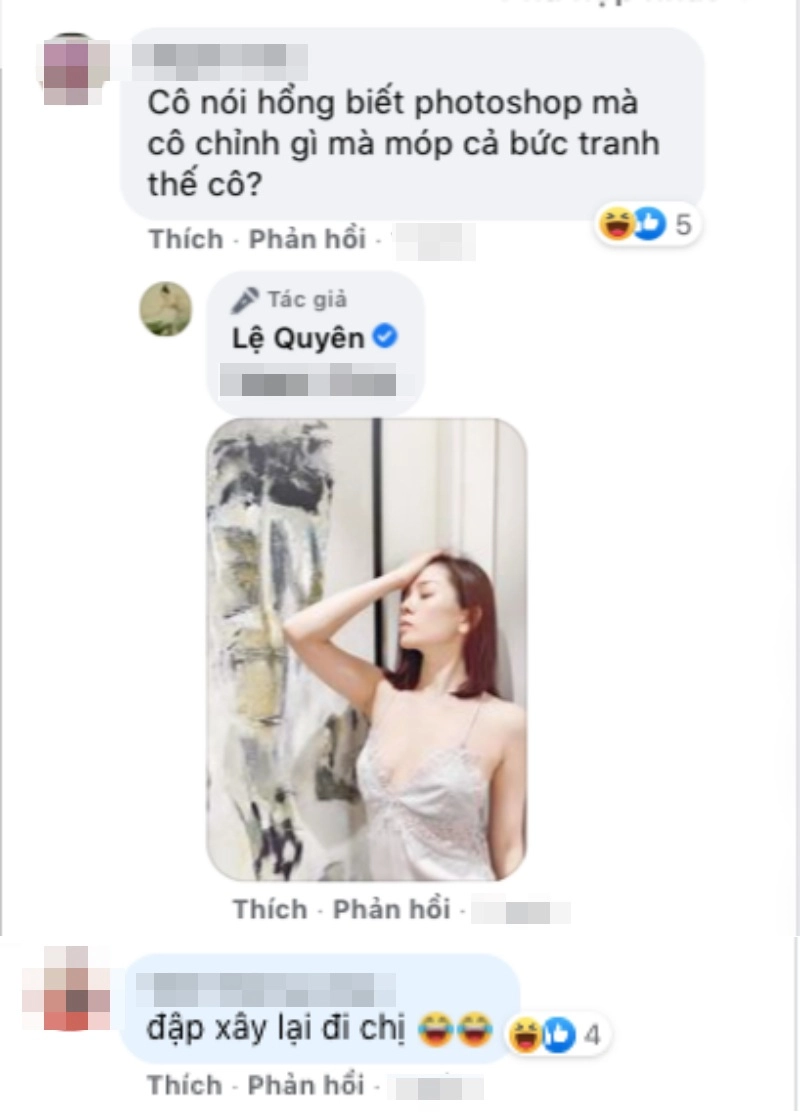 Lệ quyên diện đồ ngủ e ấp như thiếu nữ nhưng có gì đó sai sai mà phải xoá - 3