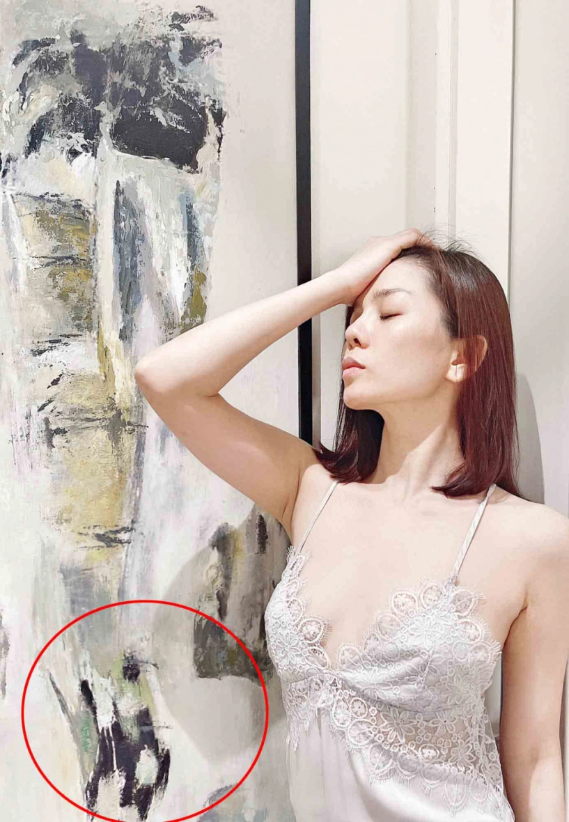 Lệ quyên diện đồ ngủ e ấp như thiếu nữ nhưng có gì đó sai sai mà phải xoá - 5