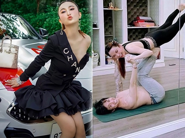 Lệ quyên diệp lâm anh mặc áo tập đã hot nhưng vẫn chưa bằng hoa hậu đi chặt dừa - 11