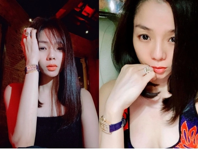 Lệ quyên khoe chiếc tủ đồng hồ nhỏ nhắn nhưng ai nấy đều choáng ngợp bởi sự giàu sang - 13