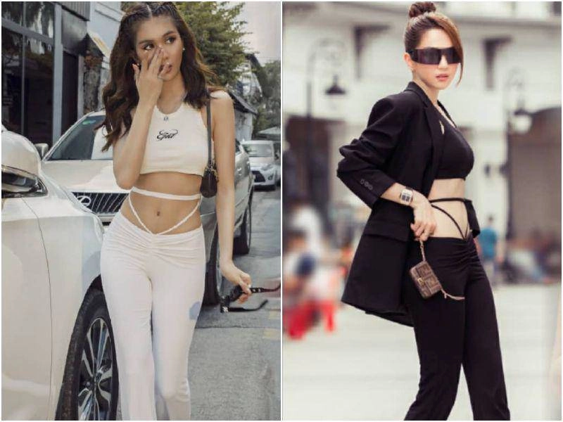 Mặc lộng lẫy lấn át con đông nhi vẫn khó cân kiểu đầm làm chị em hoá đòn bánh tét - 9