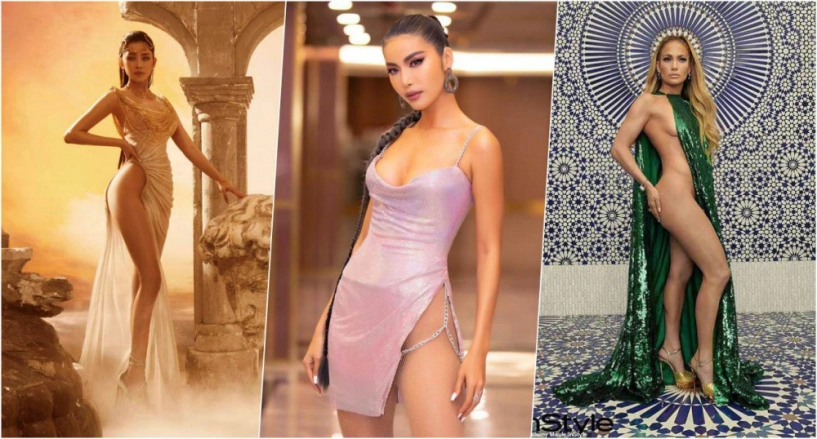 Mặc váy xẻ loạt mỹ nhân cố vén tà khoe chân dài thì ít khoe vùng kém duyên thì nhiều - 2