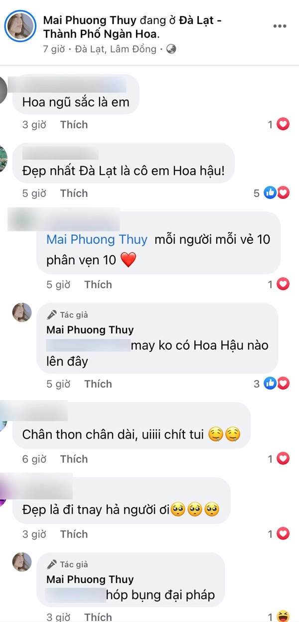 Mai phương thuý khoe đôi chân dài xuất chúnglàm người hâm mộ thích thú - 4