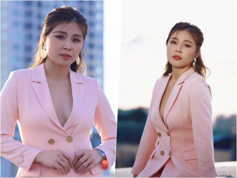 Mc vtv thả rông trên sân thượng đi làm thanh lịch miễn chê áo quần khéo che hình xăm khủng - 2