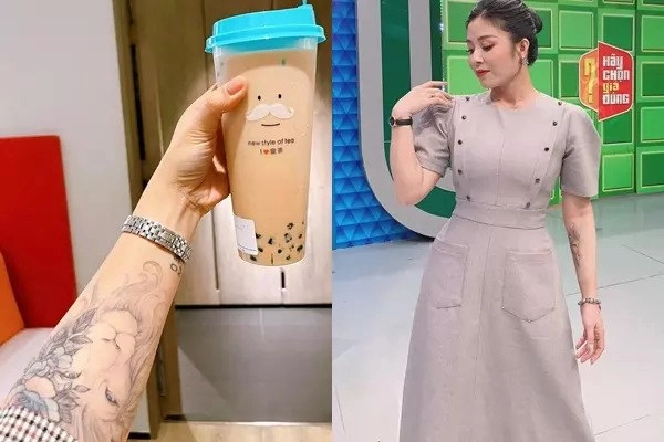 Mc vtv thả rông trên sân thượng đi làm thanh lịch miễn chê áo quần khéo che hình xăm khủng - 4