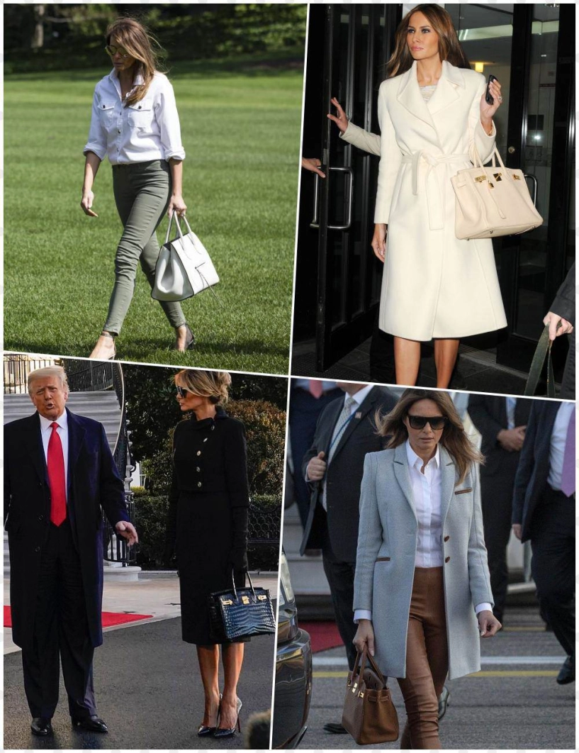 Melania trump hiếm hoi xuất hiện hậu rời nhà trắng vẫn mặc sang chảnh tay không rời túi 600 triệu - 5