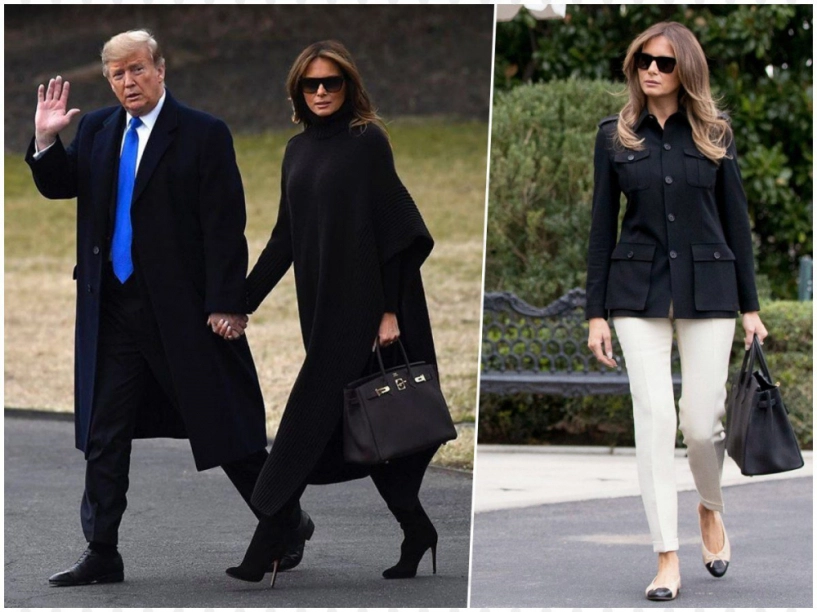 Melania trump hiếm hoi xuất hiện hậu rời nhà trắng vẫn mặc sang chảnh tay không rời túi 600 triệu - 7