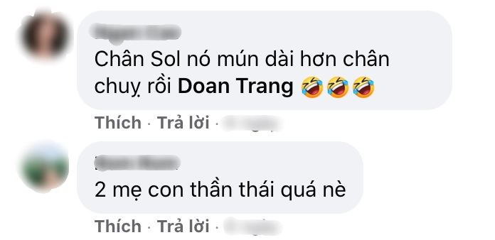 Mới 7 tuổi con gái đoan trangkhoe đôi chân dài tựa siêu mẫu lấn át mẹ - 2