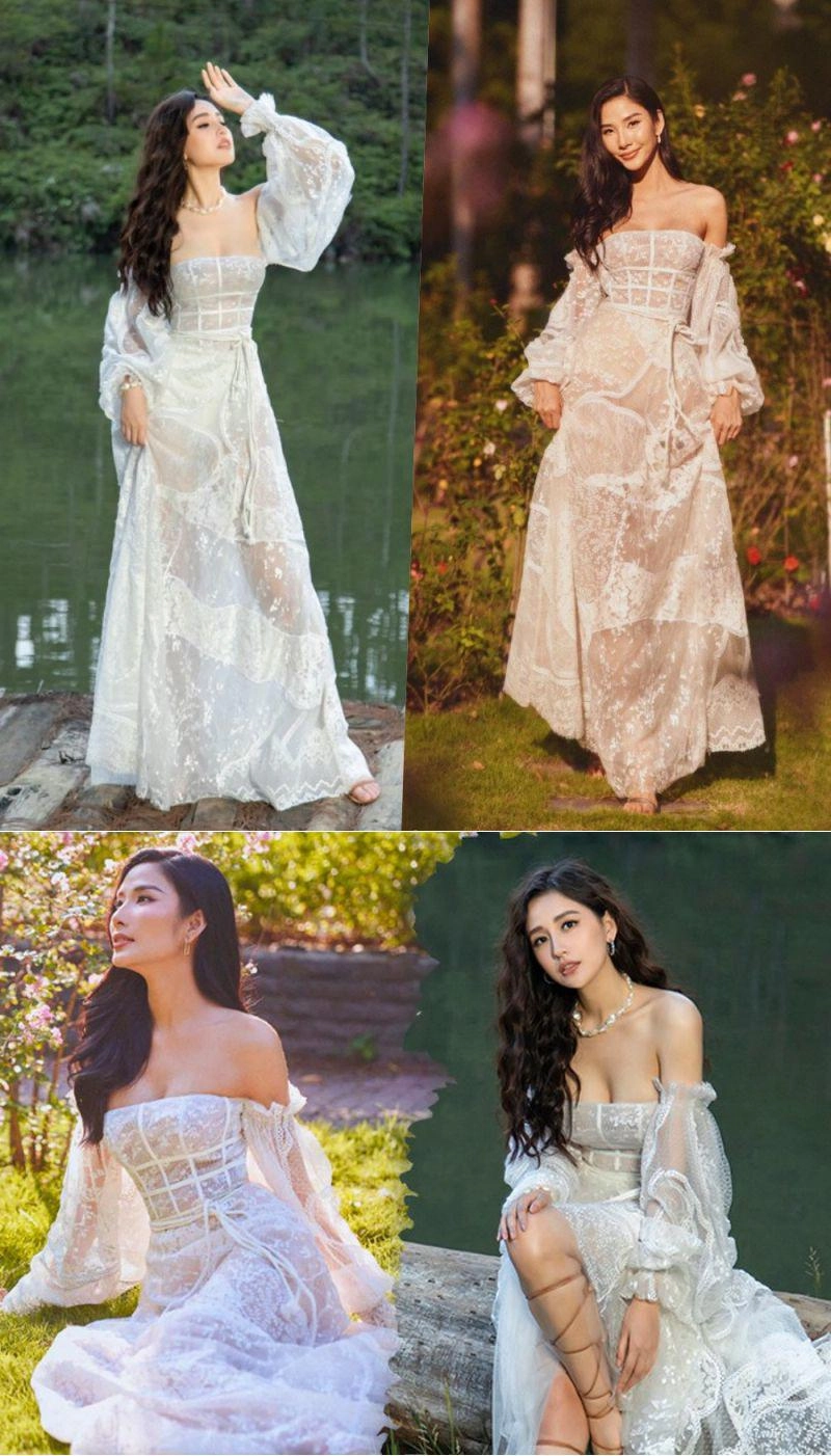 Một chiếc đầm truyền kỳ 3 đời muv diện khánh vân lệ hằng lép vế hoàng thuỳ - 6