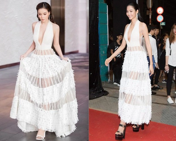 Một chiếc đầm truyền kỳ 3 đời muv diện khánh vân lệ hằng lép vế hoàng thuỳ - 8