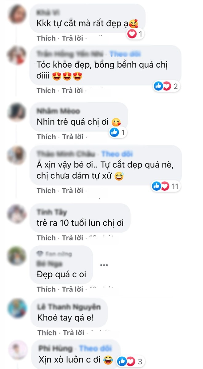 Mùa dịch tự cắt tóc tại gia bảo thy trẻ ra chục tuổi hari won nhìn cứ sai sai - 13