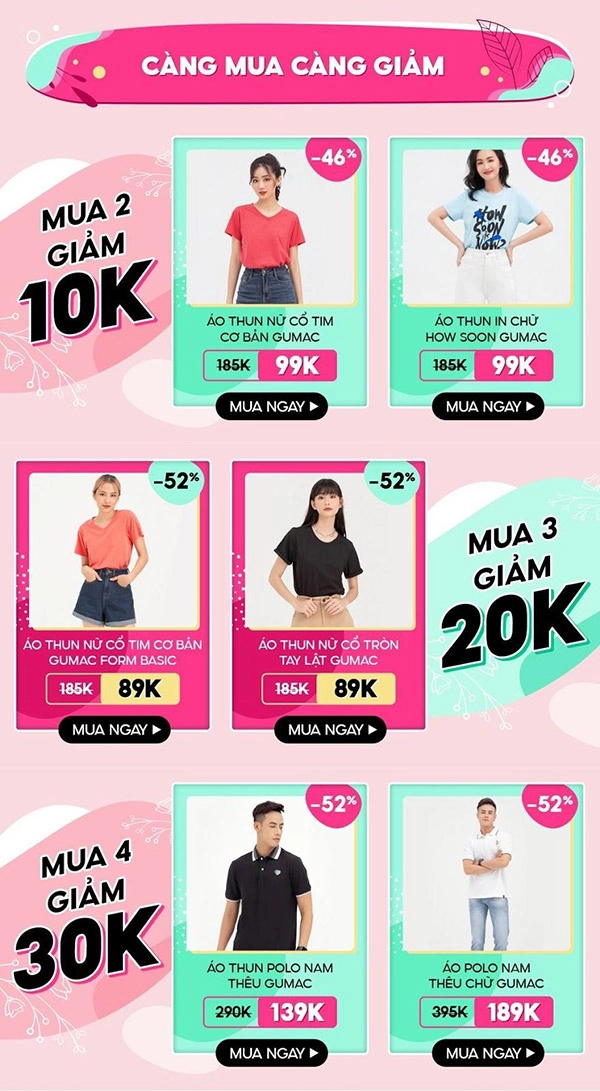 Mùa sale gumac đã đến xắn tay gặt deal thu hoạch ngàn voucher nhân dịp sinh nhật lần thứ 6 - 5