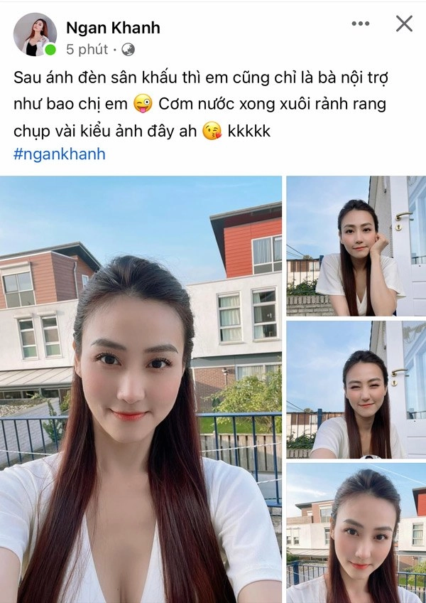 Ngân khánh tự nhận là bà nội trợ ở nhà nhưng nhan sắc không hề thua kém thời hoàng kim - 5