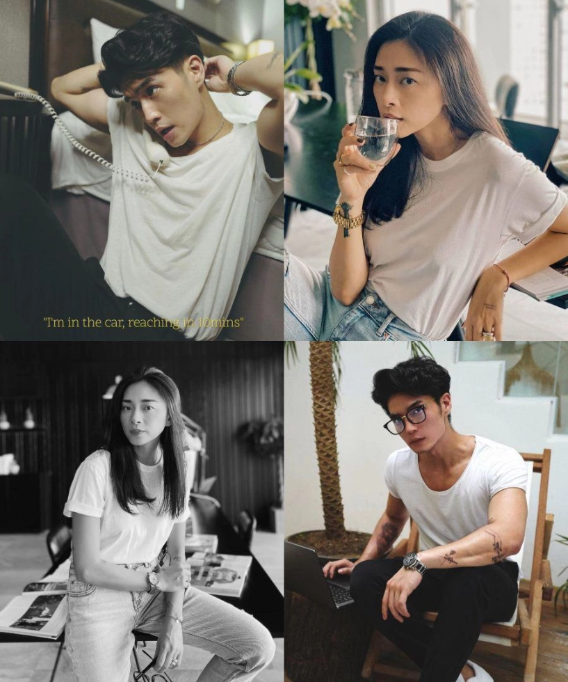 Ngô thanh vân-huy trần lộ ảnh diện đồ ngủ đôi tình tứ soi style ngày thường đồng điệu đến lạ - 11