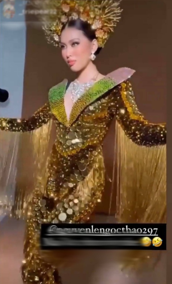 Ngọc thảo diện trang phục lá ngọc cành vàng càn quét sân khấu quốc tế - 13